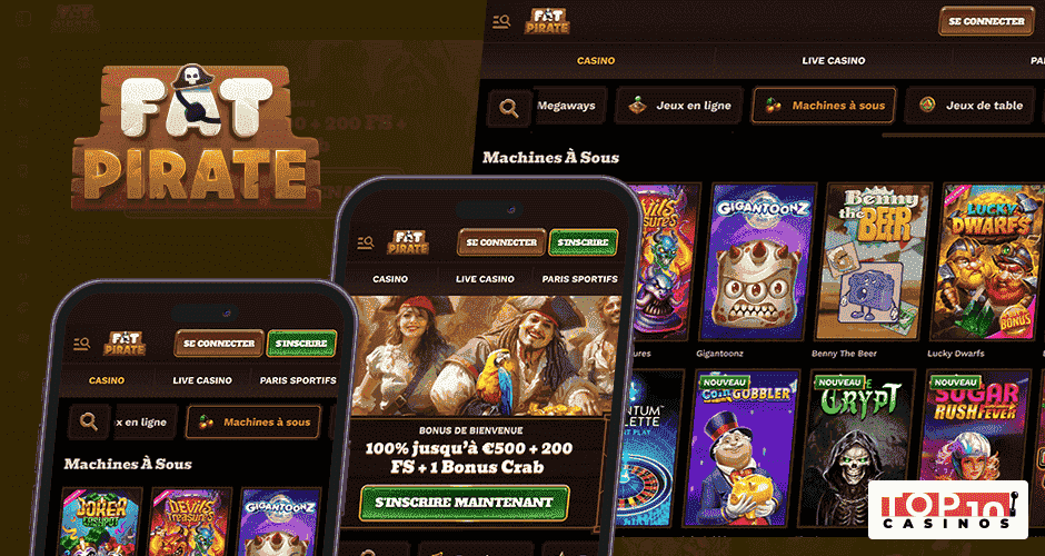 Interfaccia desktop di fatpirate casino login